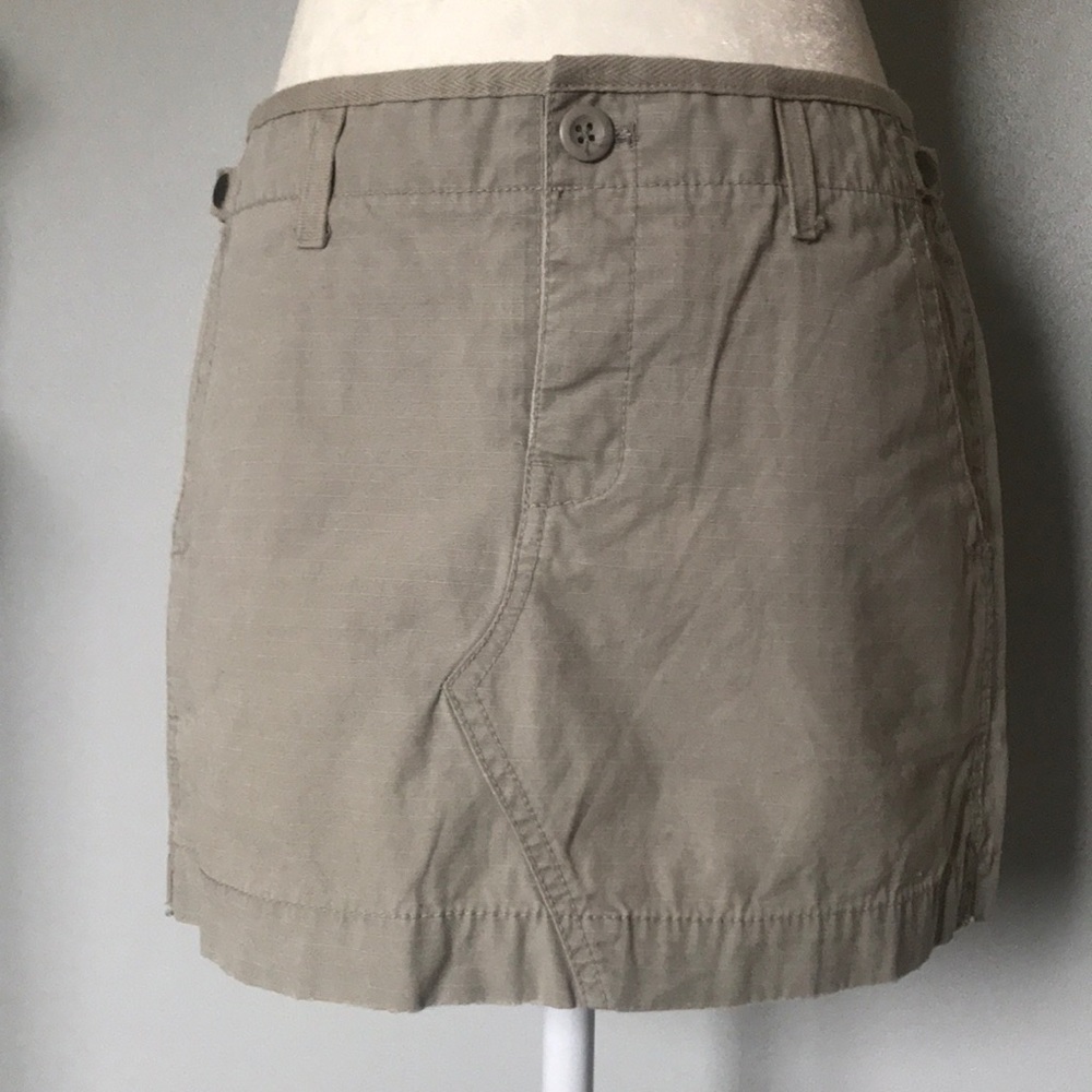 American Eagle khaki mini skirt